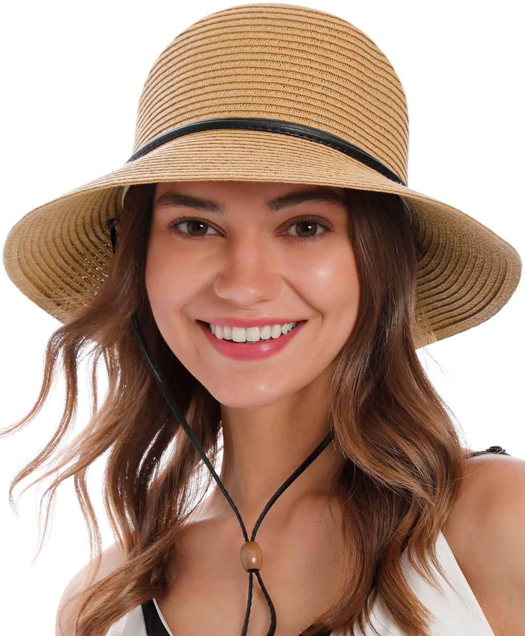 Simplicity Womens Sun Hat Womens Straw Hat Sun Protection (ONLY SHIPPED TO US)